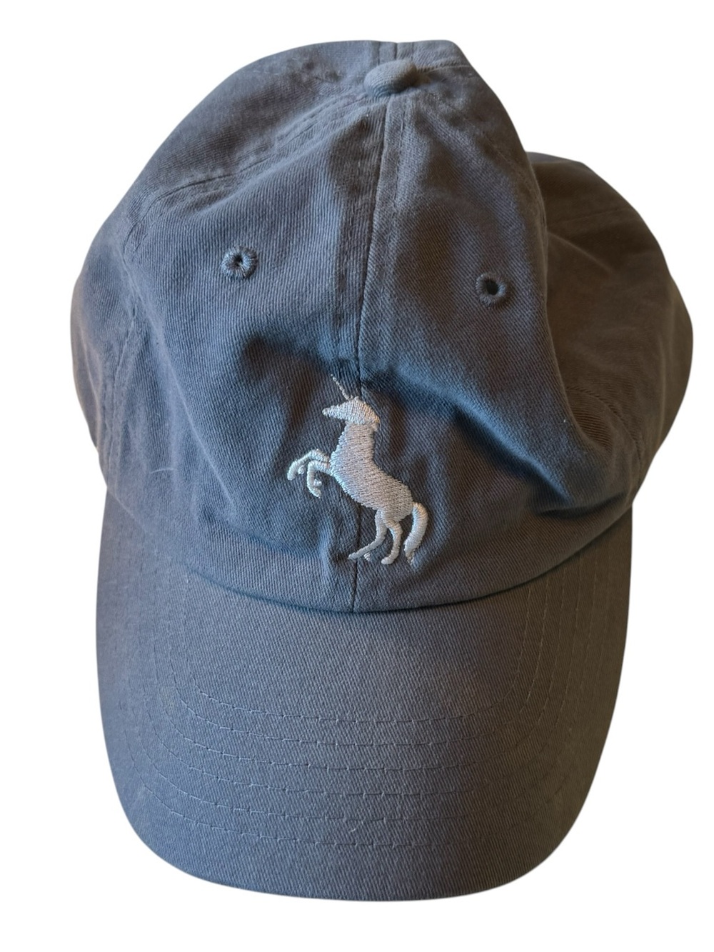 Gray Unicorn The Color Run Running Strap Back Baseball Cap Hat MINTY OS